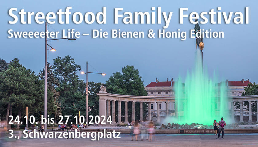 freudewien! Das Familien-Festival im Zeichen von Streetfood, Bienen & Honig!