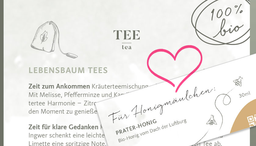 Prater-Honig in der Luftburg für Tee